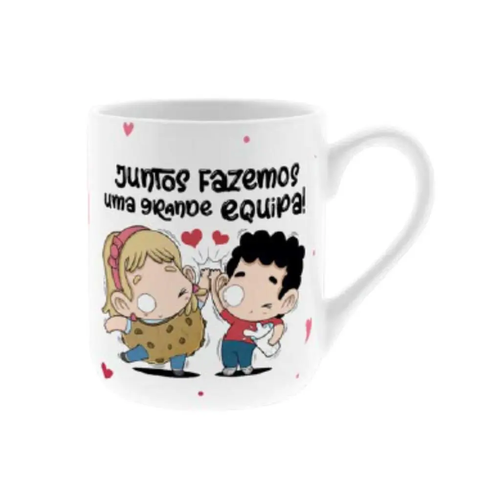 Lovely Story - Caneca de Cerâmica - Juntos Fazemos Uma Grande Equipa! (330 ml)