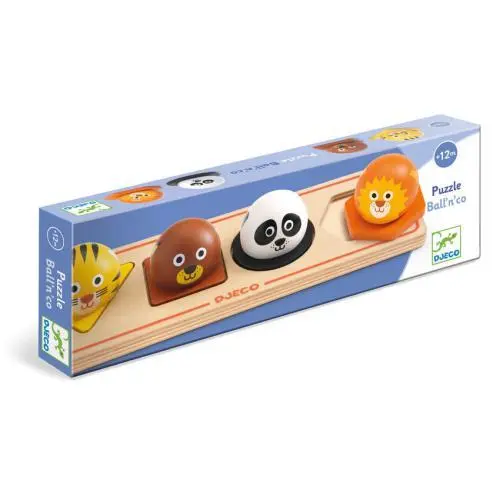 Djeco - Ball'n'co - Puzzle c/ Animais
