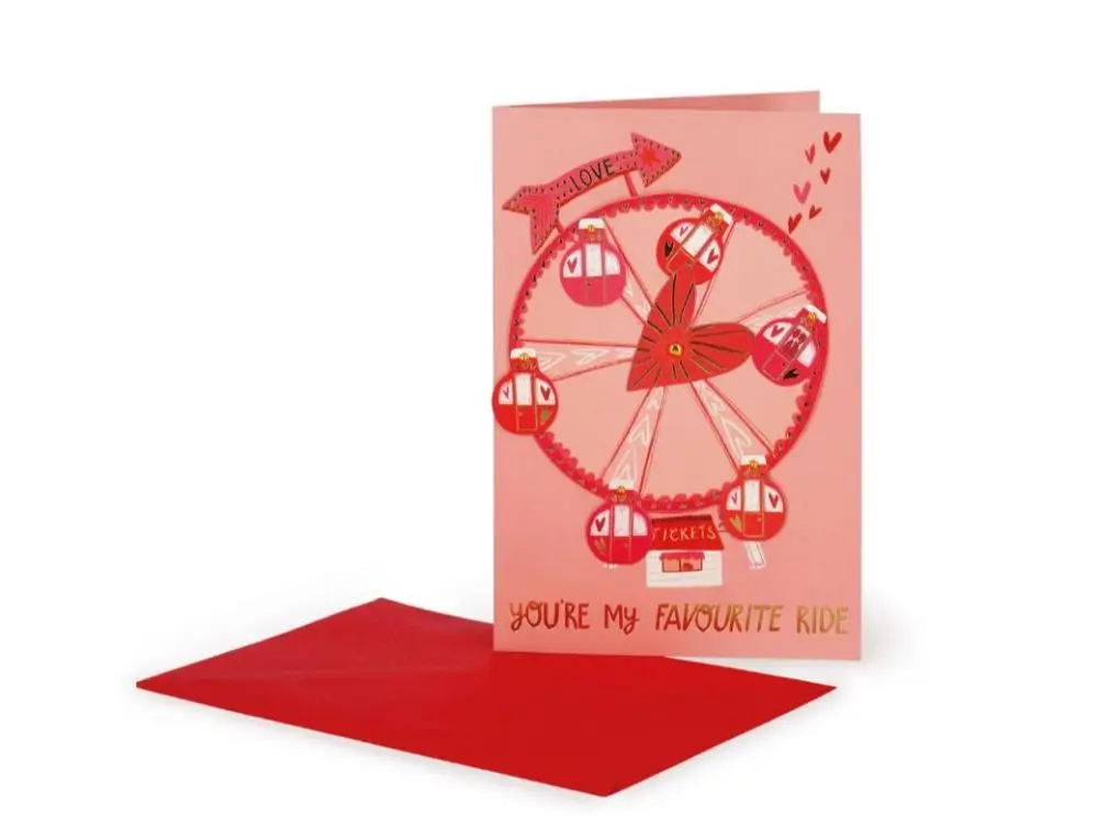 Legami - Cartão de Felicitações Roda Gigante (You're My Favorite Ride)