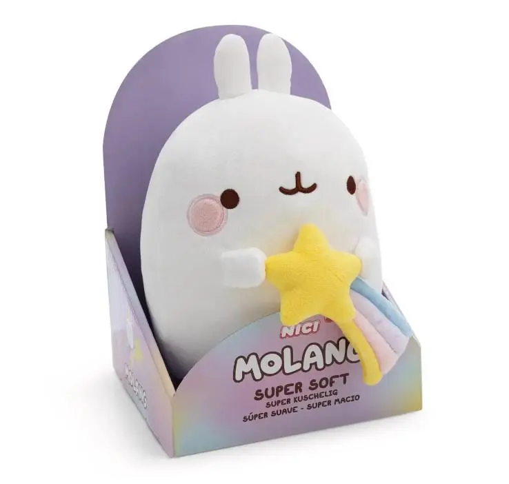 Nici - Molang 2 - Peluche 16 cm C/ Estrela Cadente em Caixa