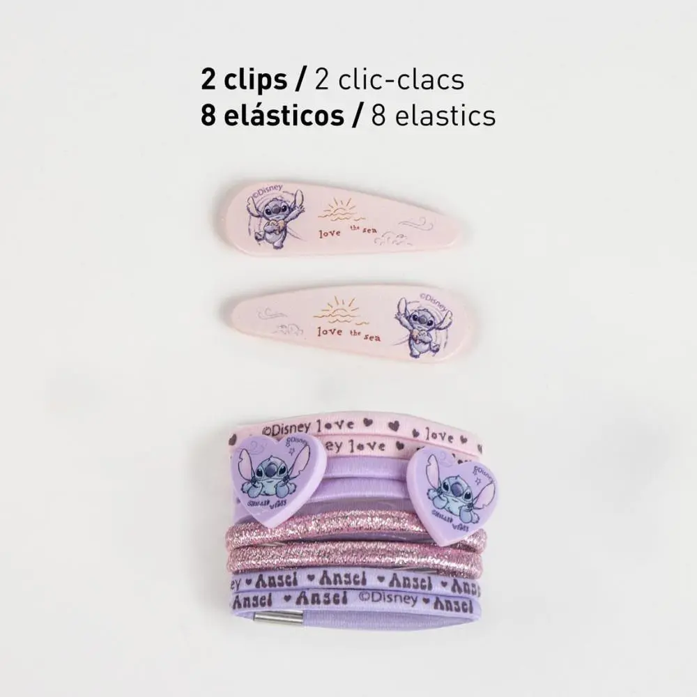 Acessórios de cabelo "TFI Beauty" Rosa Claro - Lilo & Stitch