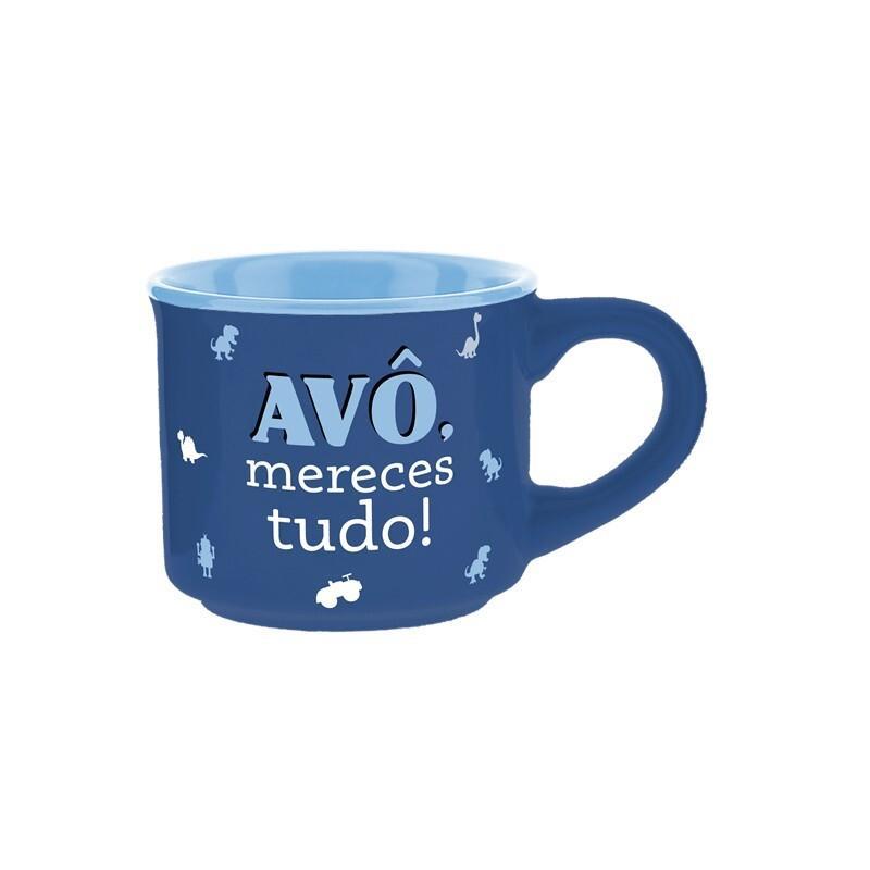 Lovely Story - Chávena de Café Azul - Avô, mereces tudo!