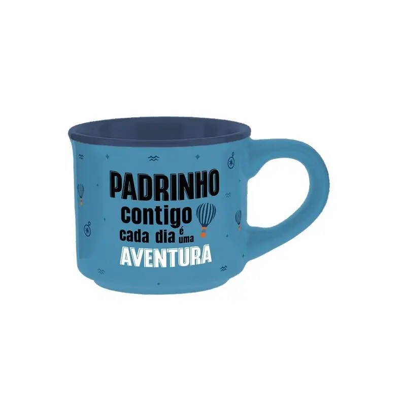 Lovely Story - Chávena de Café Emerald - Padrinho, contigo cada dia é uma aventura