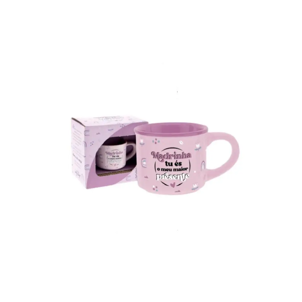 Lovely Story - Chávena de Café Pink - Madrinha Tu és o Meu Maior Presente