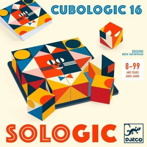 Djeco - Cubologic 16 - Jogo de Lógica e Imagens