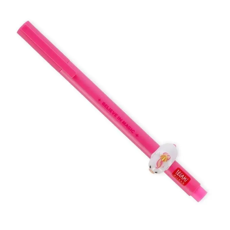 Caneta de Gel c/ Animal de Decoração (Unicórnio) - Legami
