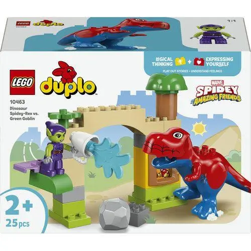 Lego - Duplo - Dinossauro Spidey-Rex contra Green Goblin (25 pcs)