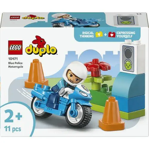 Lego - Duplo - Mota da Polícia Azul (11 pcs)