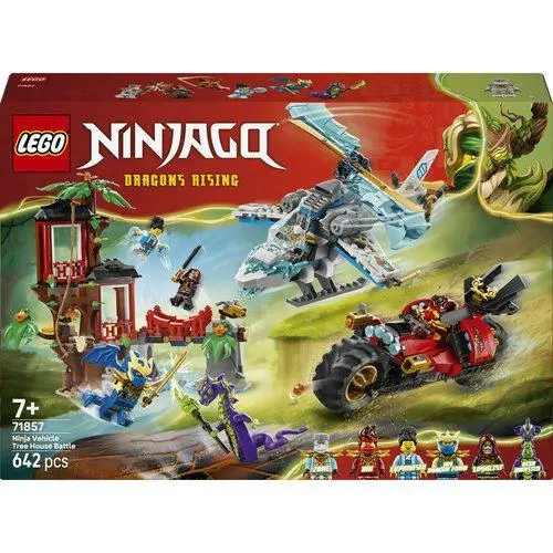 Lego - Ninjago - Batalha na Casa da Árvore com Veículos Ninja (642 pcs)