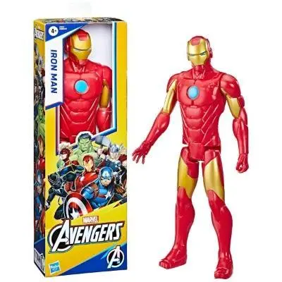 Hasbro - Avengers - Figura Titan Deluxe Iron Man
