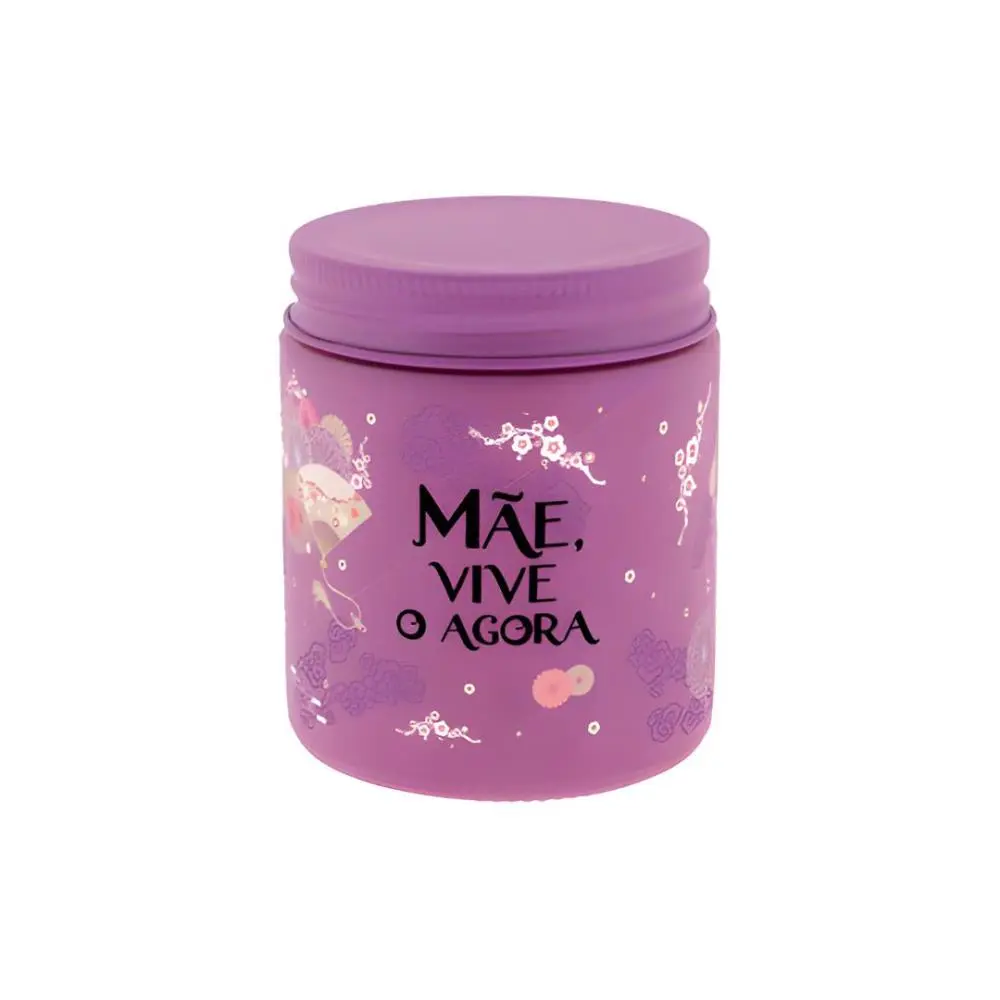 Lovely Story - Vela Aromática Púrpura "Mãe, Vive o Agora"