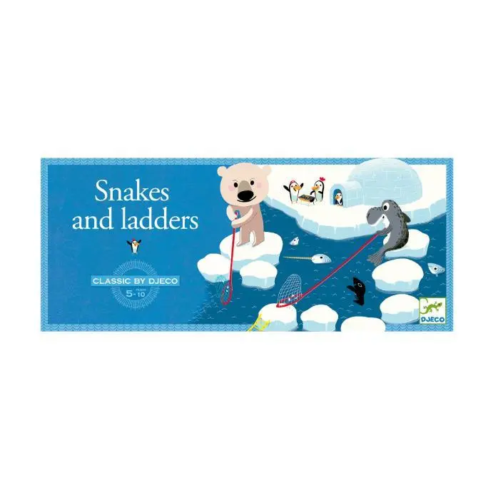 Djeco - Snakes and Ladders - Jogo Cobras e Escadas - Corrida Contra o Tempo