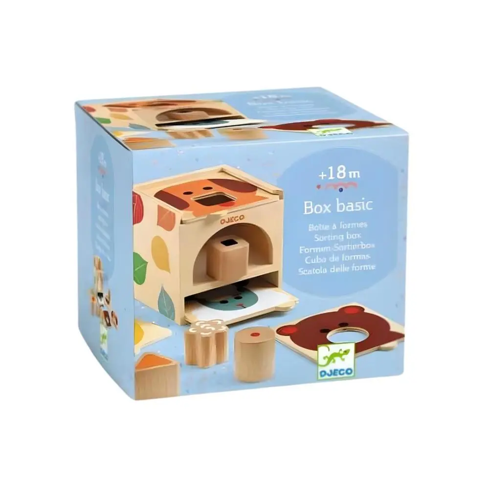 Djeco - BoxBasic - Cubo de Ativiades c/ Figuras