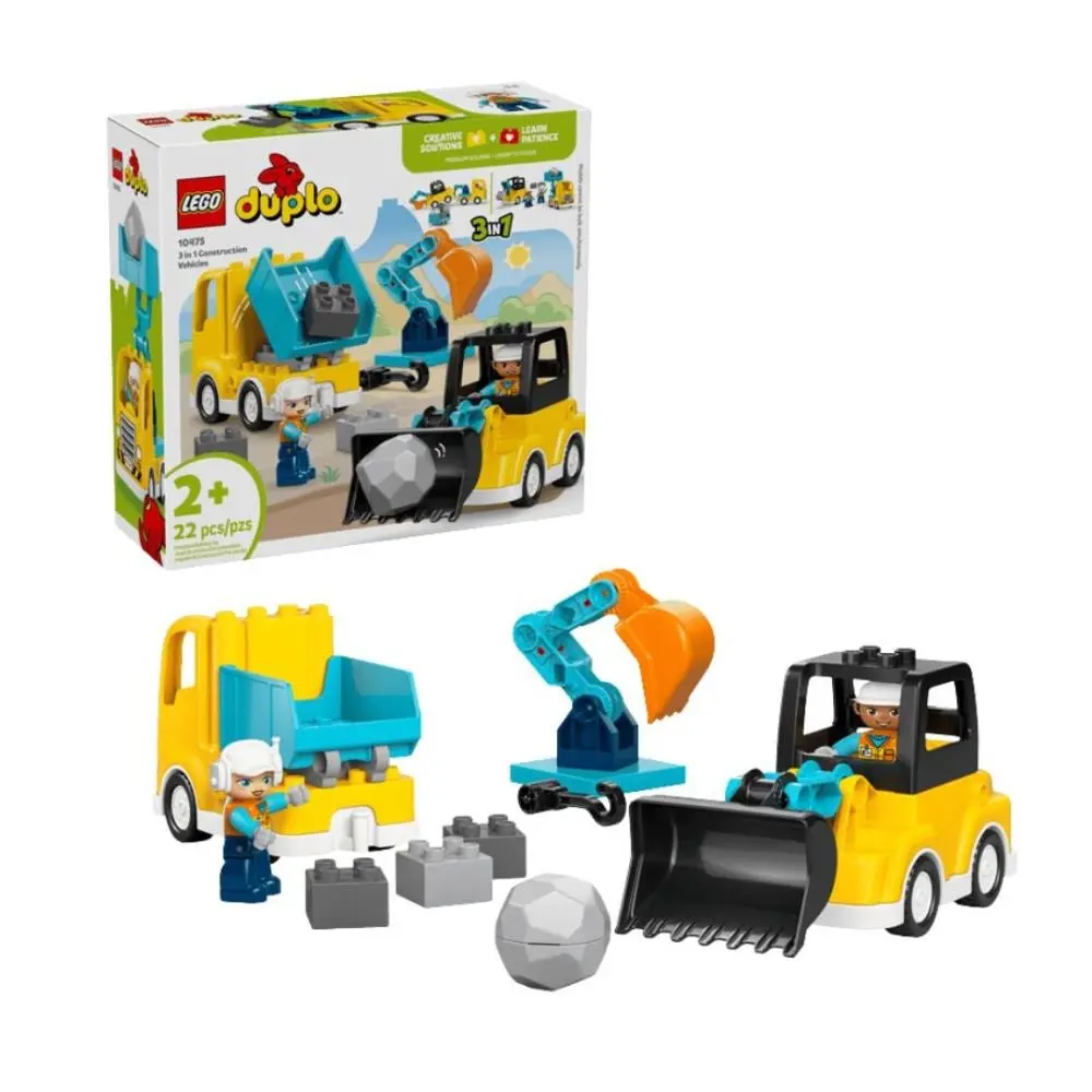 Lego - Duplo - Veículos e Área de Construção 3 em 1 (22 pcs)