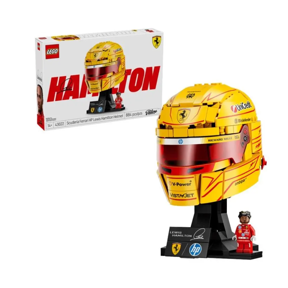 Lego - Editions - Capacete Scuderia Ferrari HP de Lewis Hamilton (884 pcs)