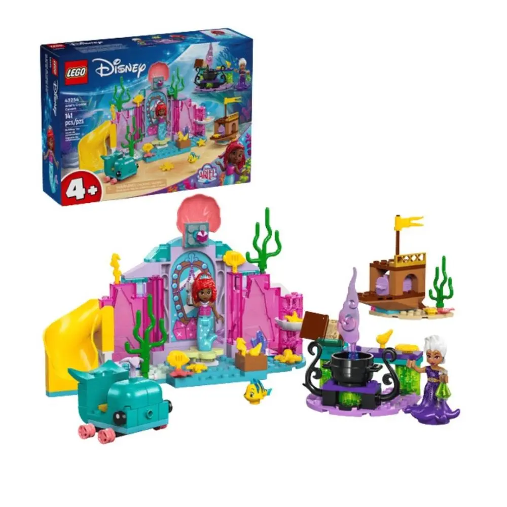 Lego - Disney Princesas - Caverna de Cristal da Ariel (141 pcs)