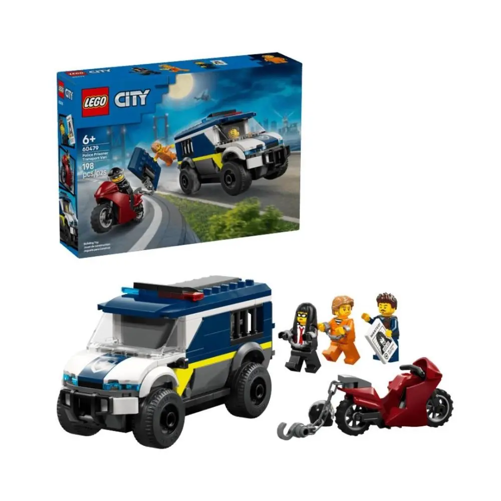 Lego - City - Carrinha de Transporte de Prisioneiros da Polícia (198 pcs)