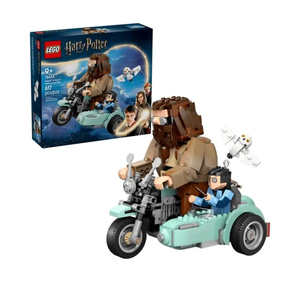 Lego - Harry Potter - Passeio de Mota de Hagrid e Harry (617 pcs)