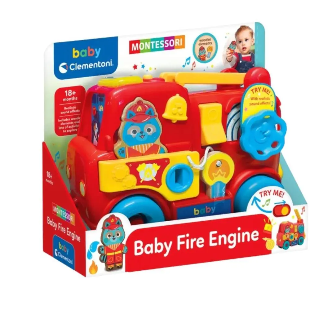 Clementoni - Baby - Camião dos Bombeiros Montessori