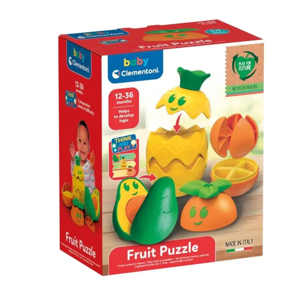 Clementoni - Baby - Conjunto de Frutas em Puzzle