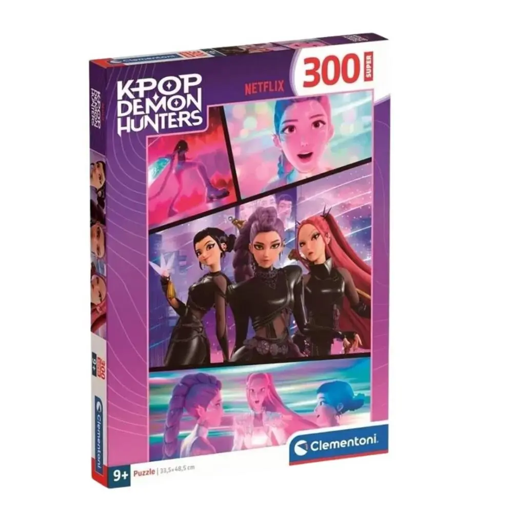 Clementoni - Puzzle - Netflix - K Pop Demon Hunters Huntr/x 300 Peças