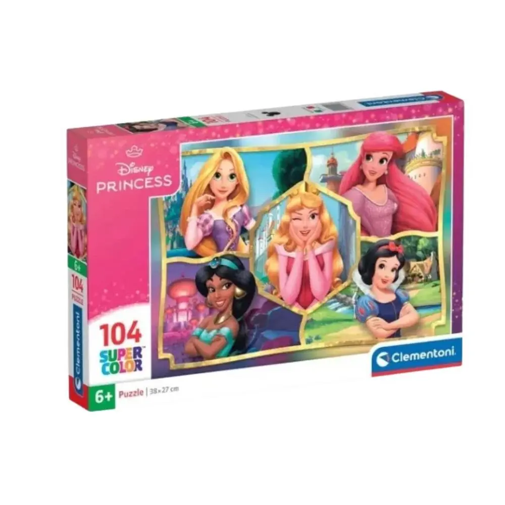 Clementoni - Puzzle - Disney - 5 Princesas 104 Peças