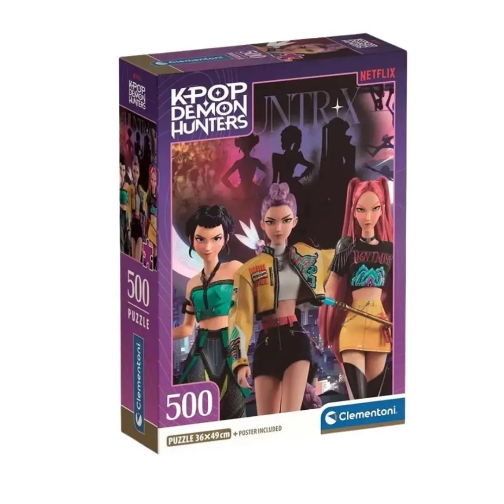 Clementoni - Puzzle - Netflix - K Pop Demon Hunters Huntr/x 500 Peças