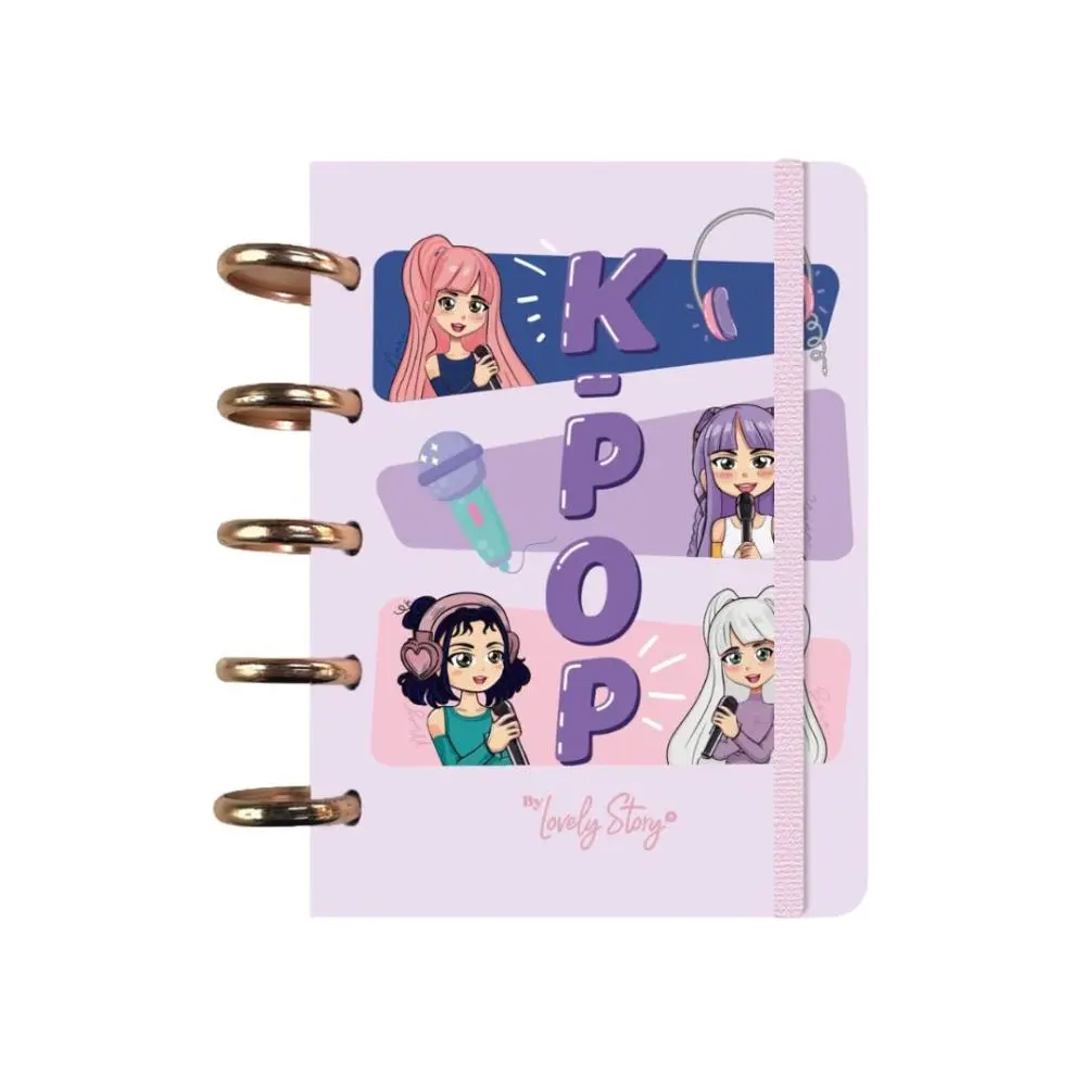 Lovely Story - Caderno A6 Pink K-Pop