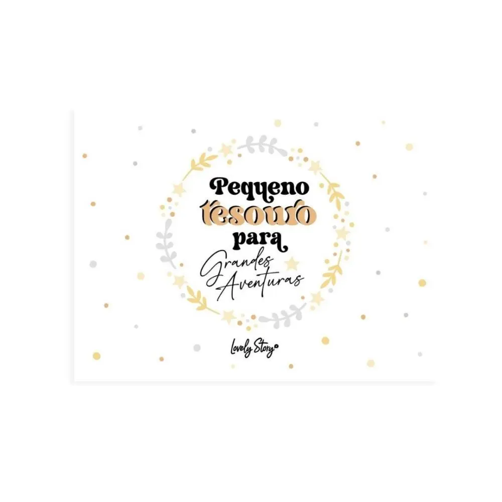 Lovely Story - Envelope de Dinheiro "Pequeno Tesouro Para Grandes Aventuras"