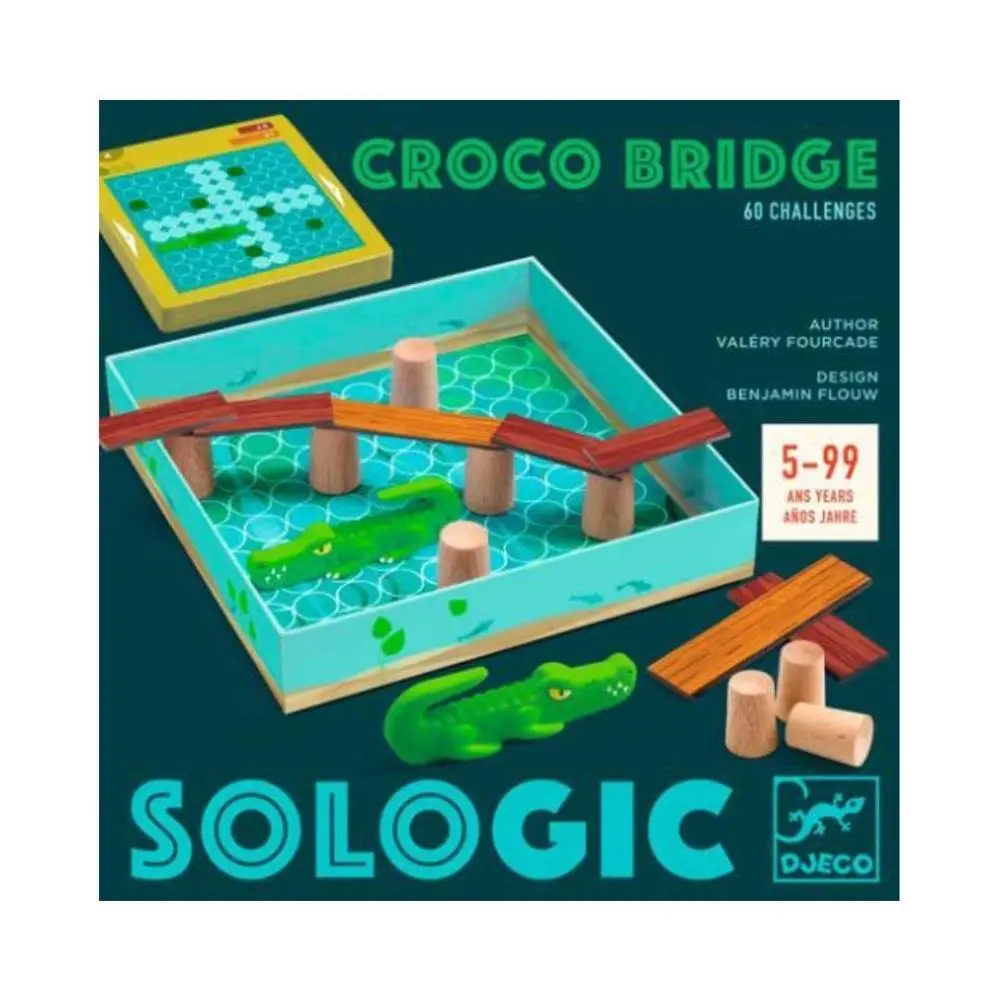 Djeco - Jogo de Lógica - Croco Bridge