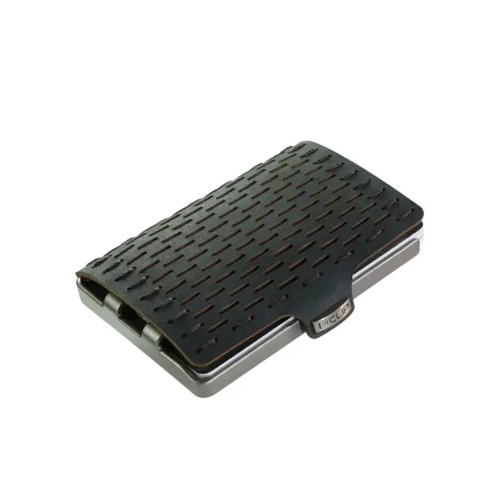 I-Clip - Porta-Cartões em Pele B. Club Coin Pocket Preto