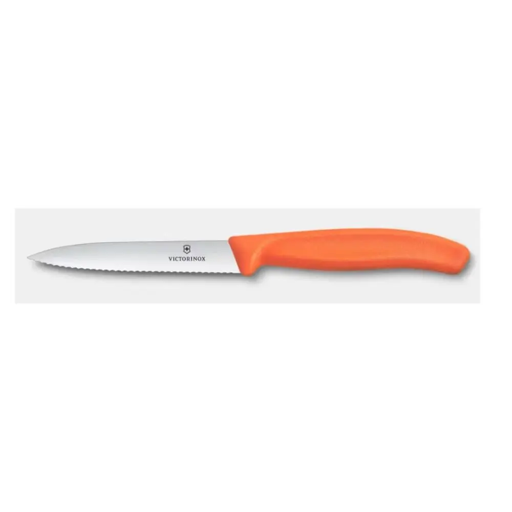 Victorinox - Faca para Verduras, com Serra 10cm Laranja