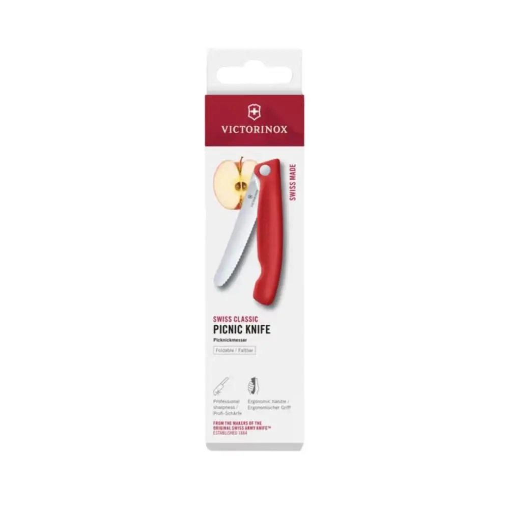 Victorinox - Faca de Piquenique com Serra 11cm Vermelha