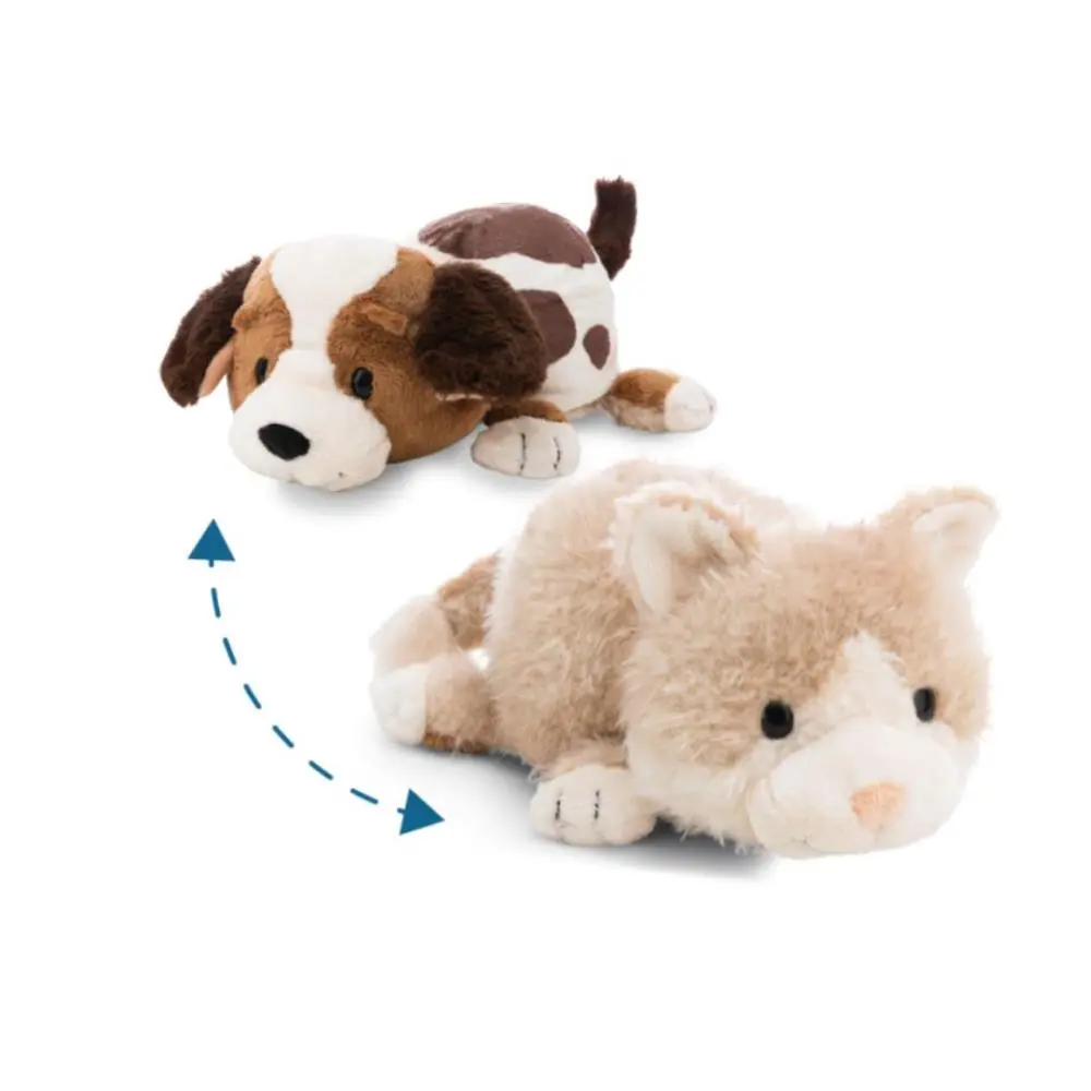 Nici - Twistimals - Peluche Cão e Gato c/ Função reversível