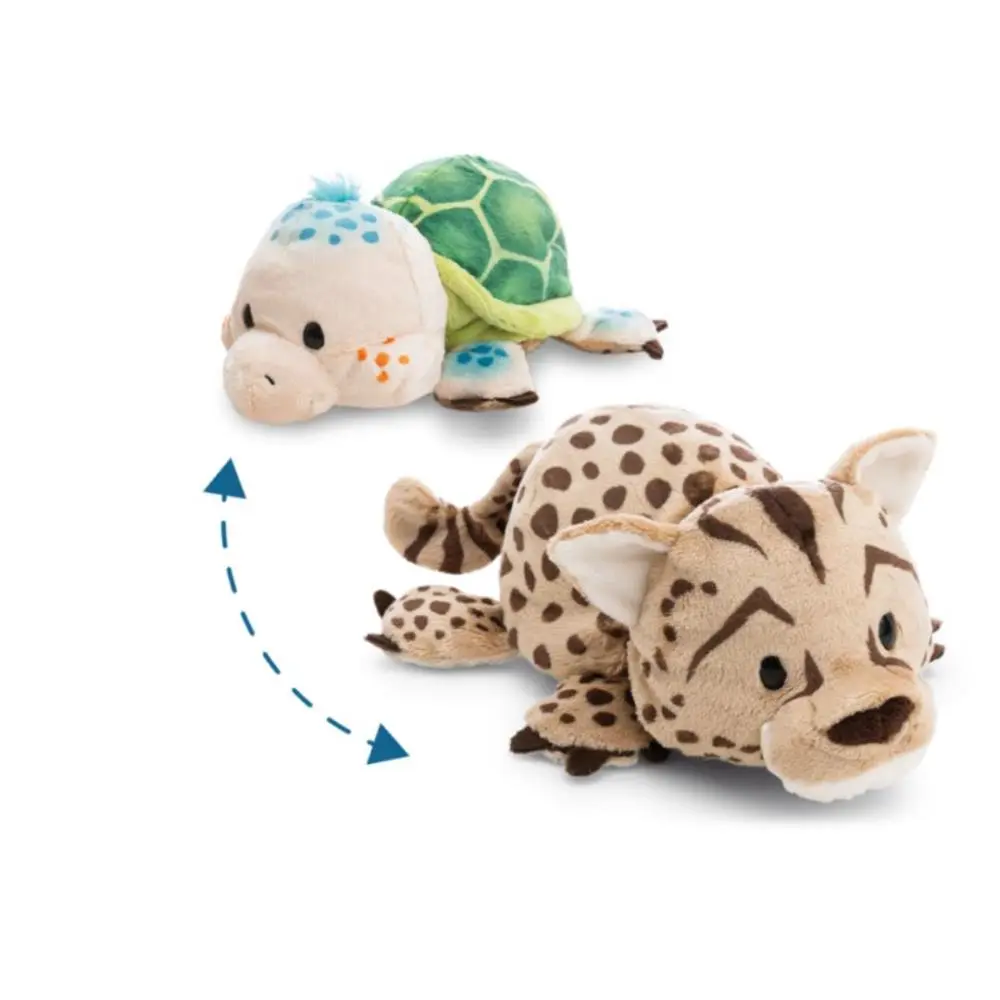 Nici - Twistimals - Peluche Tartaruga e Chita c/ Função reversível