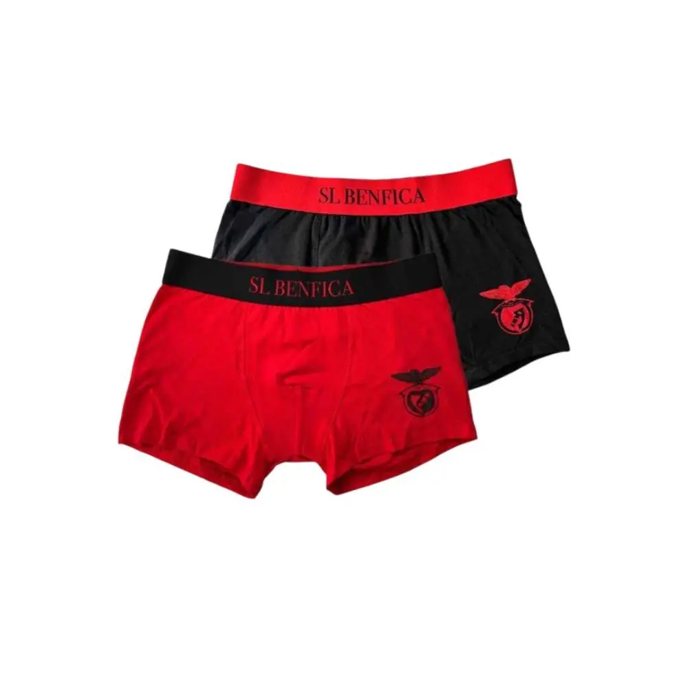 Benfica - Boxers Vermelhos e Pretos (2 Unidades) SLB