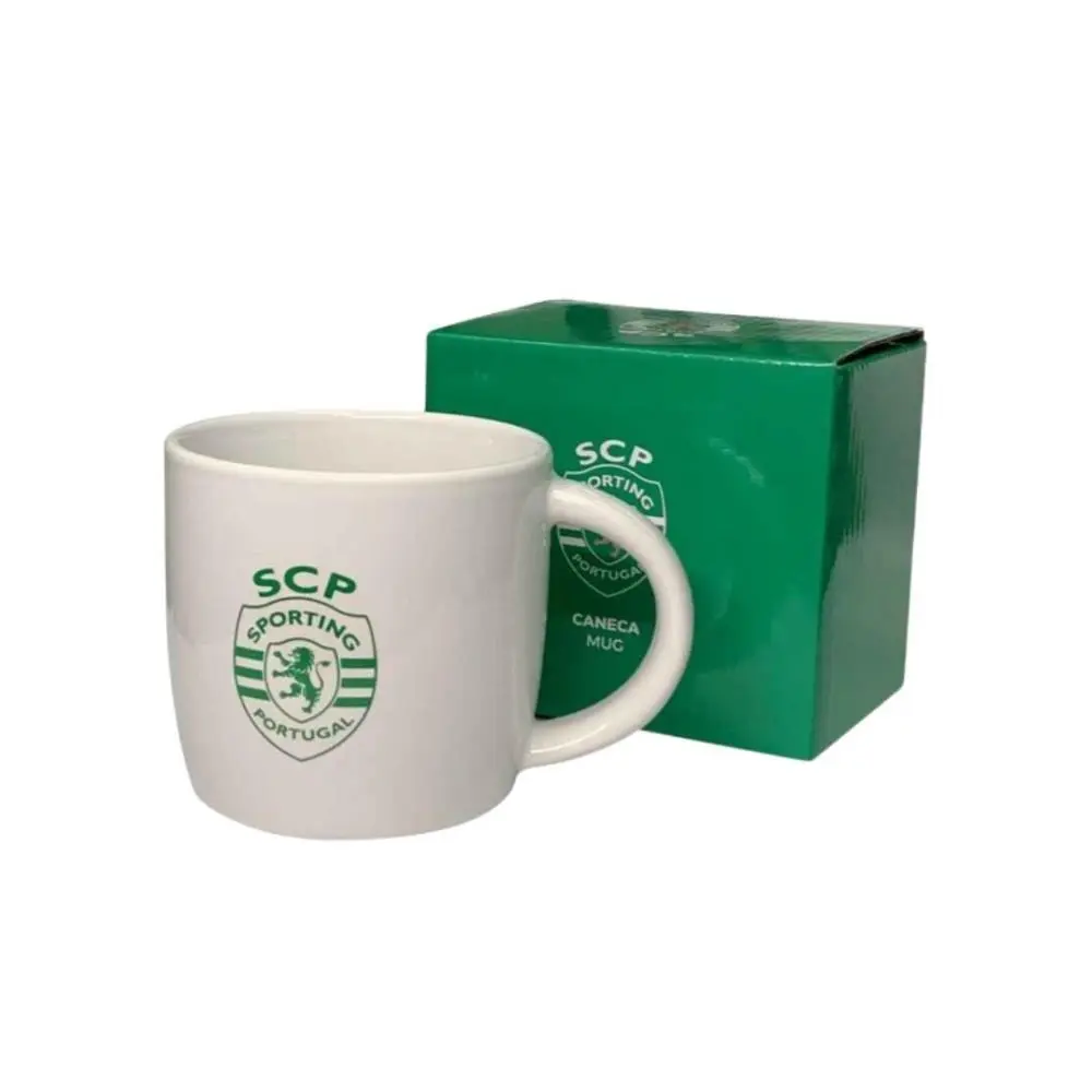 Caneca Branca Logo Verde SCP