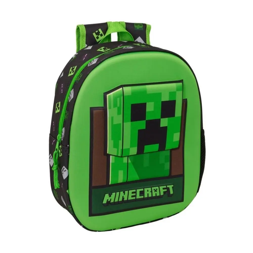 Minecraft - Mochila Infantário 3D Creeper