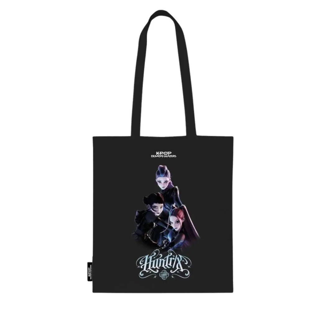K-Pop - Saco Shopping Preto c/ Personagens "Huntrix"