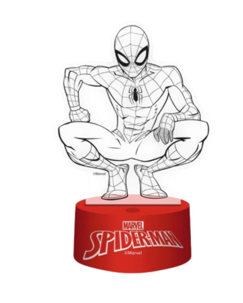 Spider-man - Candeeiro 3D RGB C/Comando