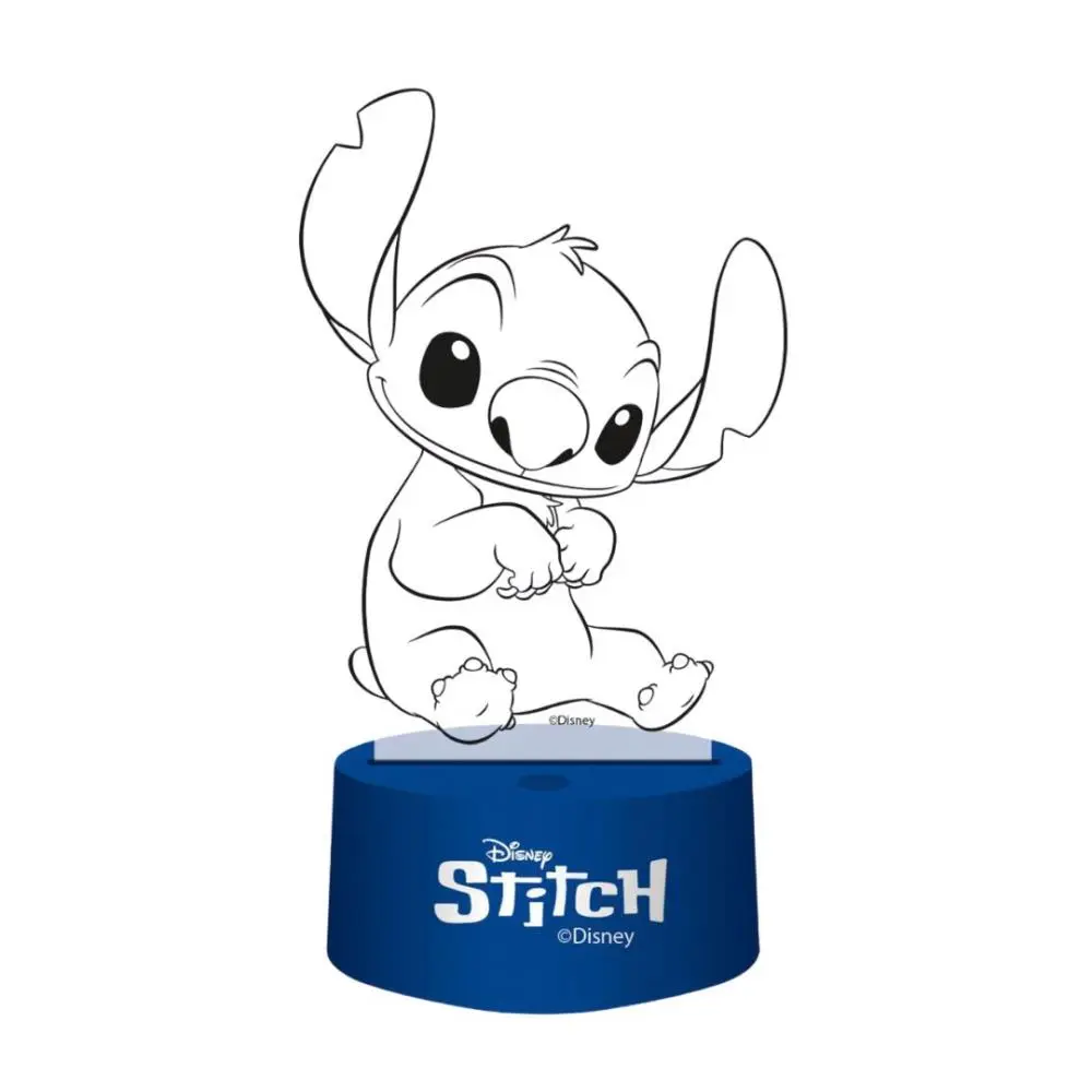 Disney - Stitch - Candeeiro 3D RGB c/ Comando