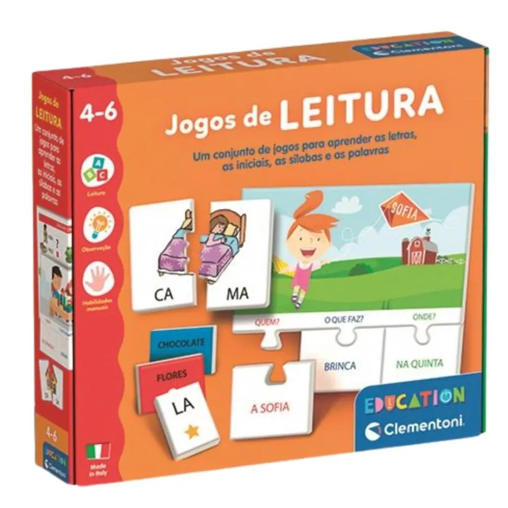Clementoni - Jogos Educativos - Jogos de Leitura