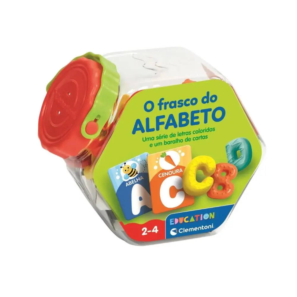 Clementoni - O Jogo o Frasco do Alfabeto