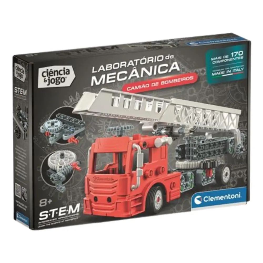 Clementoni - Laboratório de Mecânica - Camião de Bombeiros