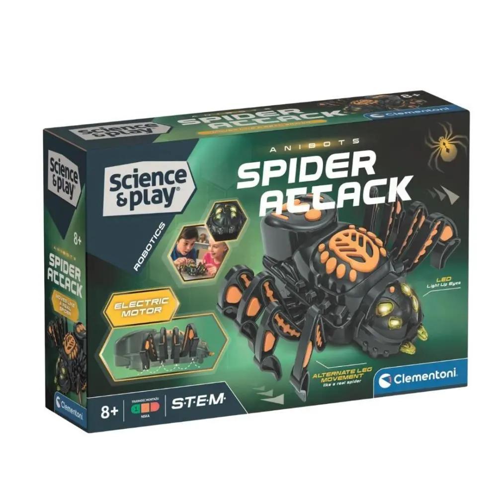 Clementoni - Ciência Anibots - Spider Attack