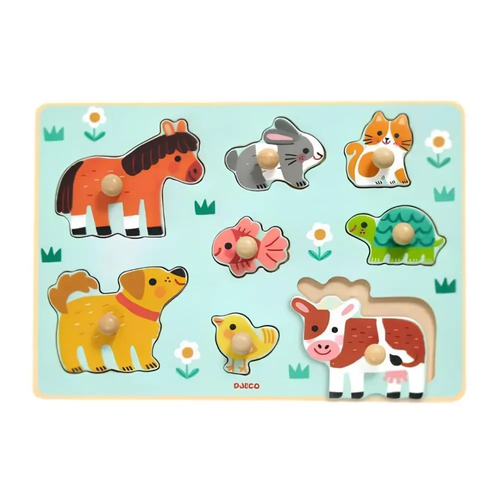 Djeco - Dog'n'co - Puzzle c/ Pega Animais