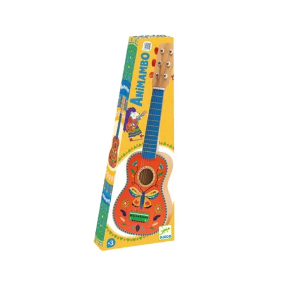 Djeco - Instrumento - Guitarra Pequena com 6 cordas