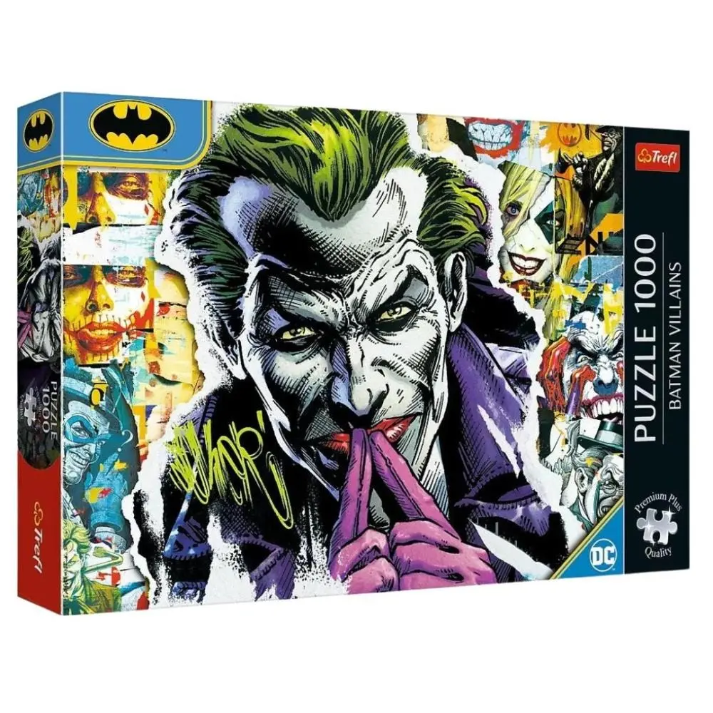 Trefl - Puzzle 1000 Pcs Premium Plus - Joker / Warner Batman
