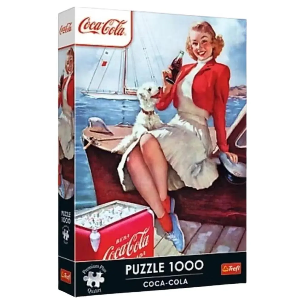 Trefl - Puzzle 1000 pcs Premium Plus - Coca-Cola: Break Time