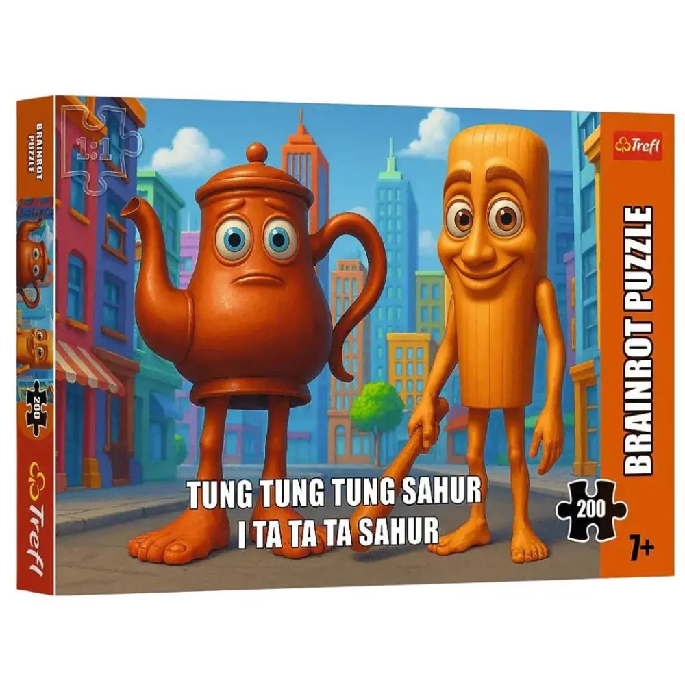 Trefl - Puzzle 200 pcs - BrainRots Tung Tung Sahur